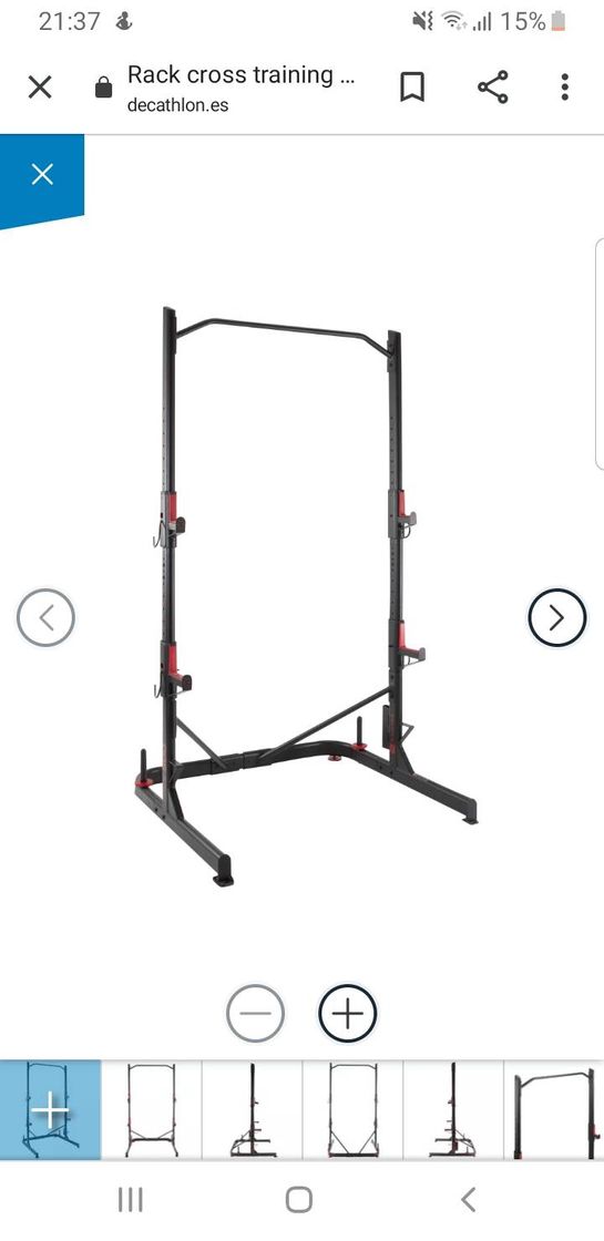 Social Rack cross training musculación Domyos 500 squat traction ...