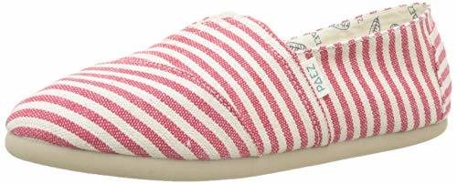 Social PAEZ Classic Surfy, Alpargatas para Mujer, Rojo