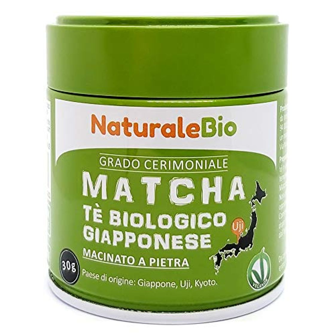 Product NaturaleBio Té Matcha Orgánico Ceremonial En Polvo Cultivado En Japón