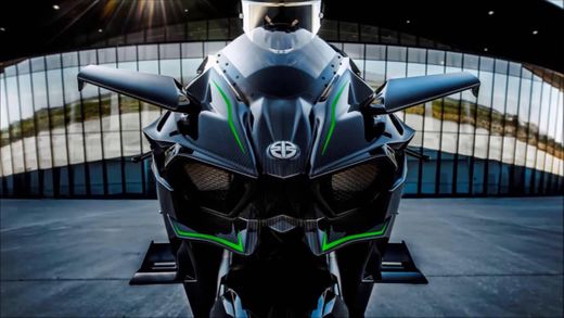 Kawasaki H2R - World Record 400 km/h in 26 sec. HD - YouTube