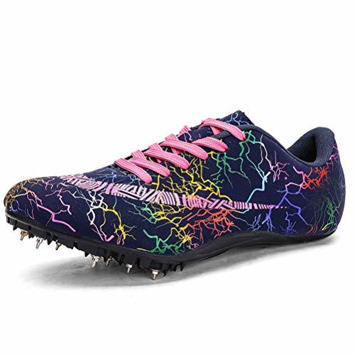 Product GLEYDY Zapatillas de Atletismo Unisex Zapatillas de Cricket de Alta Elasticidad Zapatillas