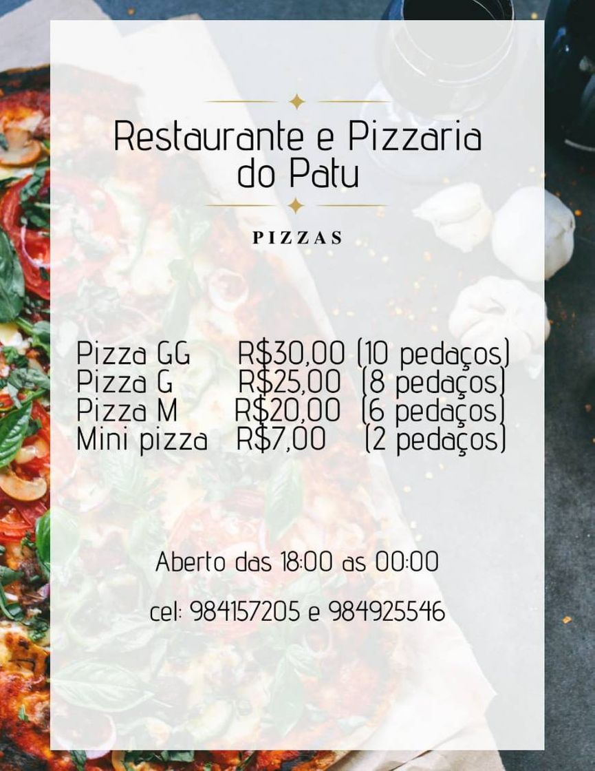 Restaurantes Pizza do Patu