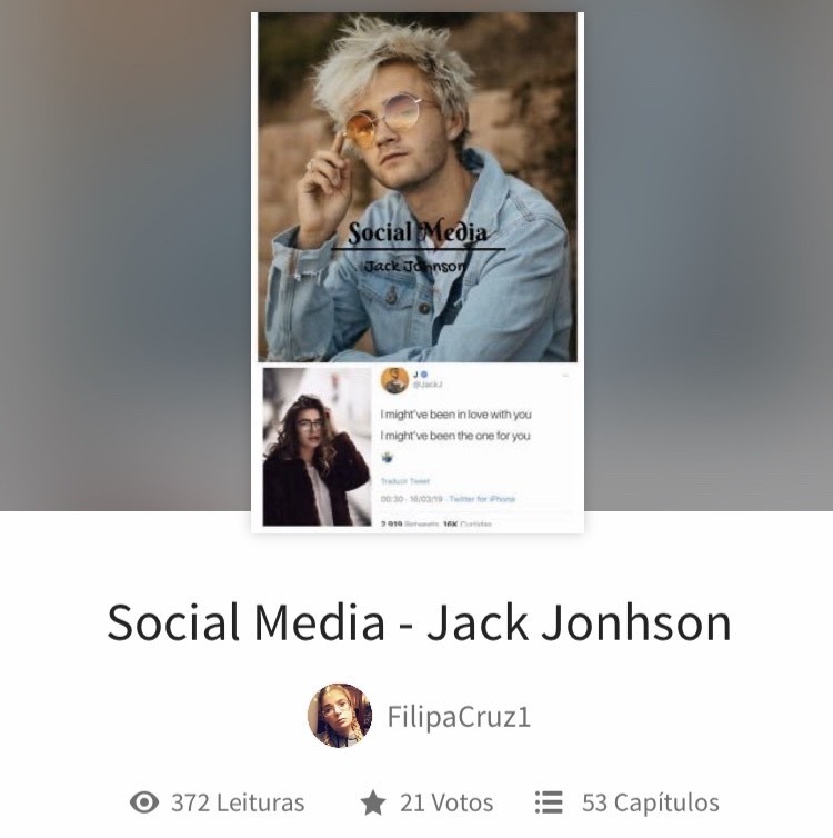 Moda Social Media - Jack Johnson fanfic 