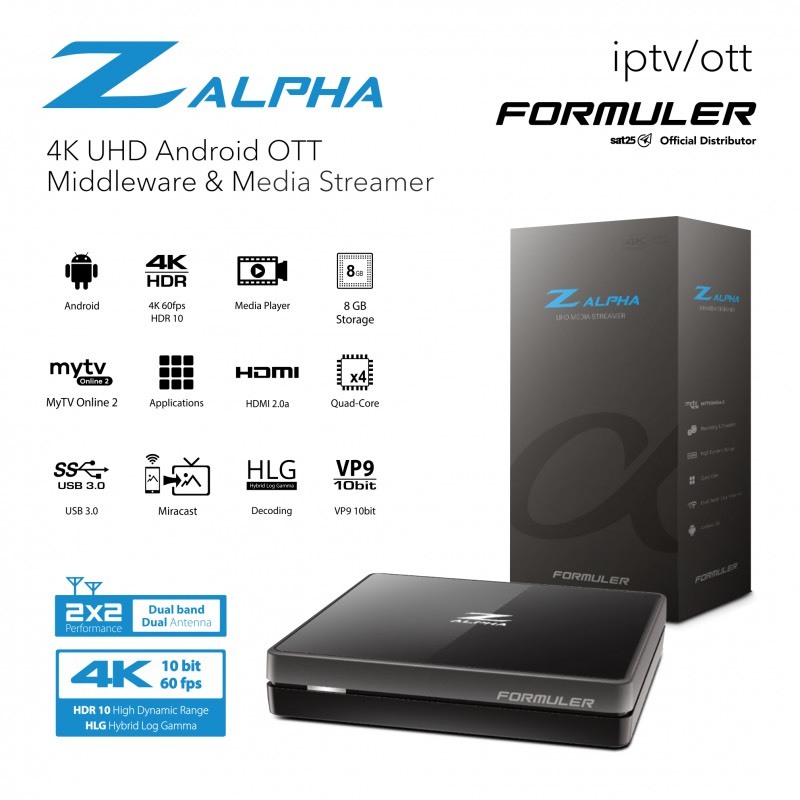 App Formuler Z Alpha 4K Ultra