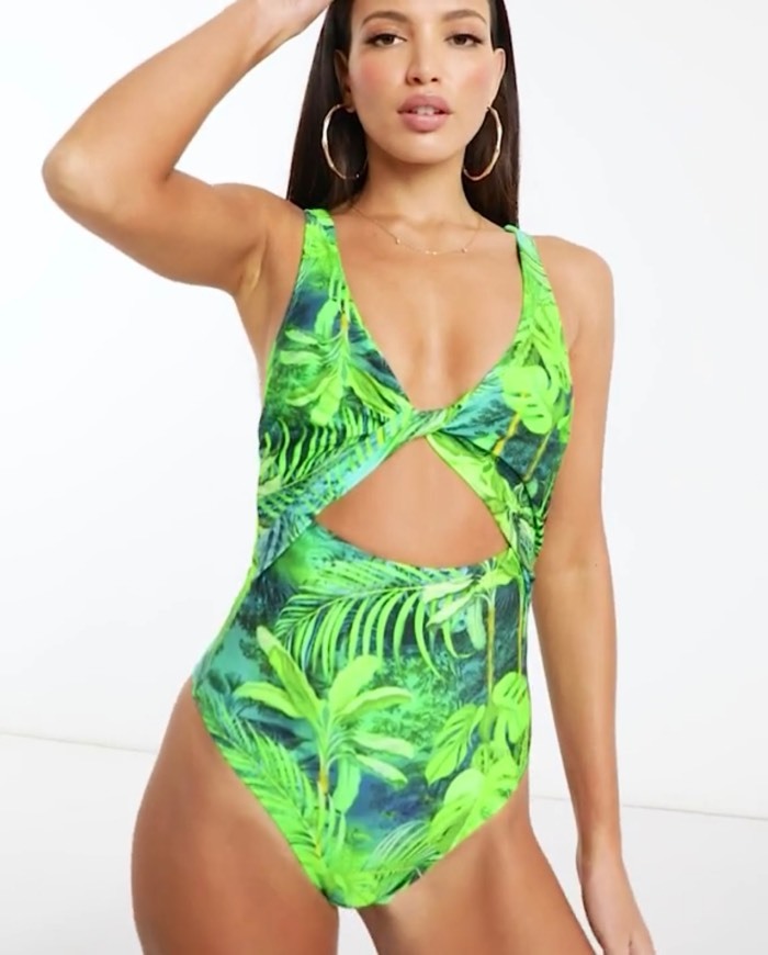 Products Exotic palm tree swimsuit