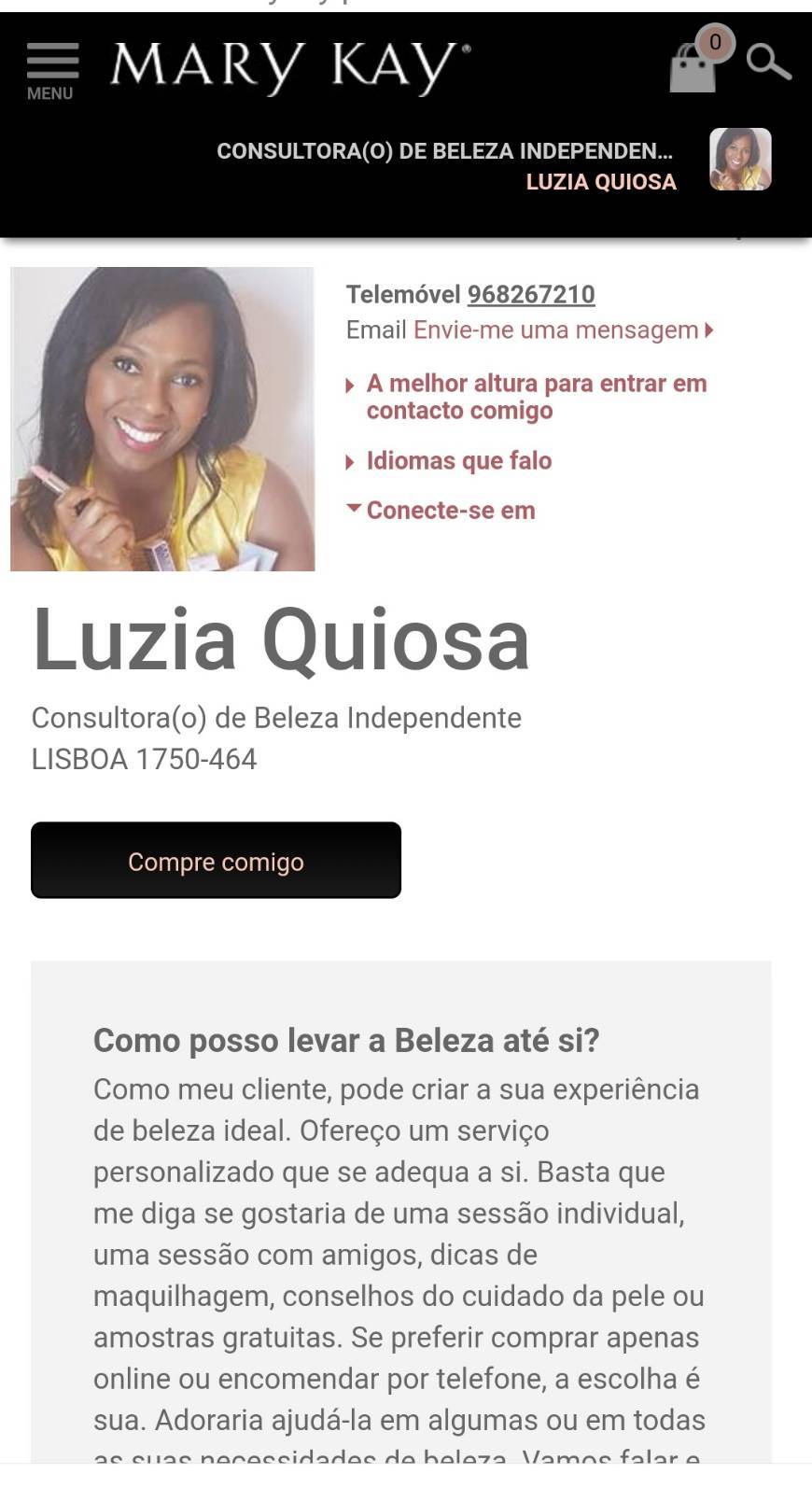 Fashion Consultora Mary Kay - Luzia Quiosa