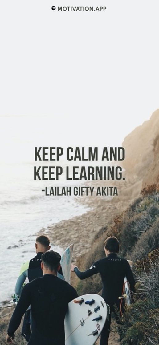 Fashion Keep calm and keep learning Lailah Gifty Akita