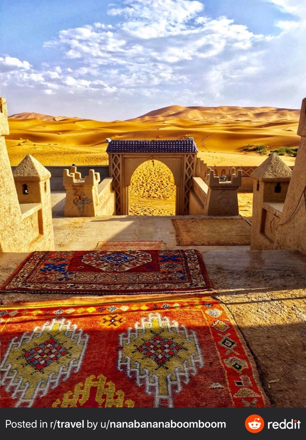 Place Sahara in Morocco