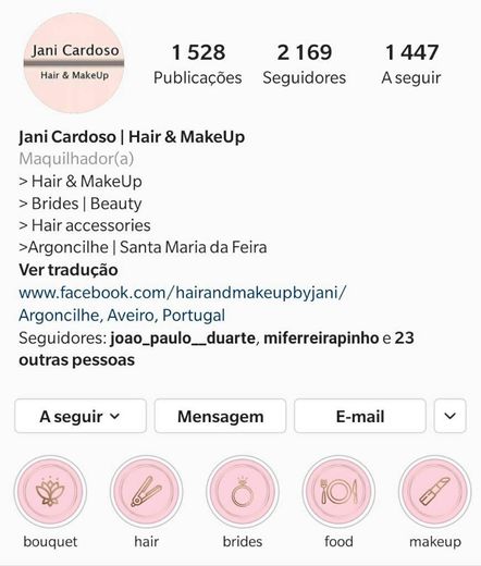 Jani Cardoso - Hair&Makeup
