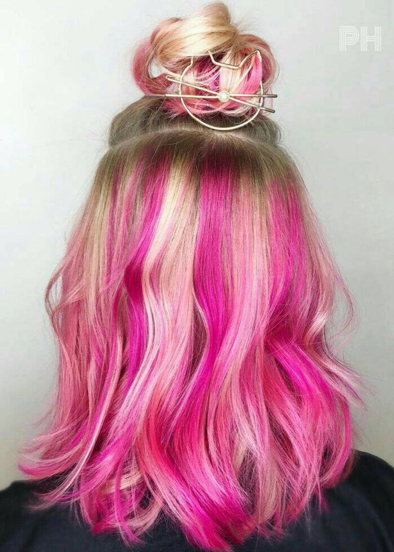 Fashion Cabelo - rosa 