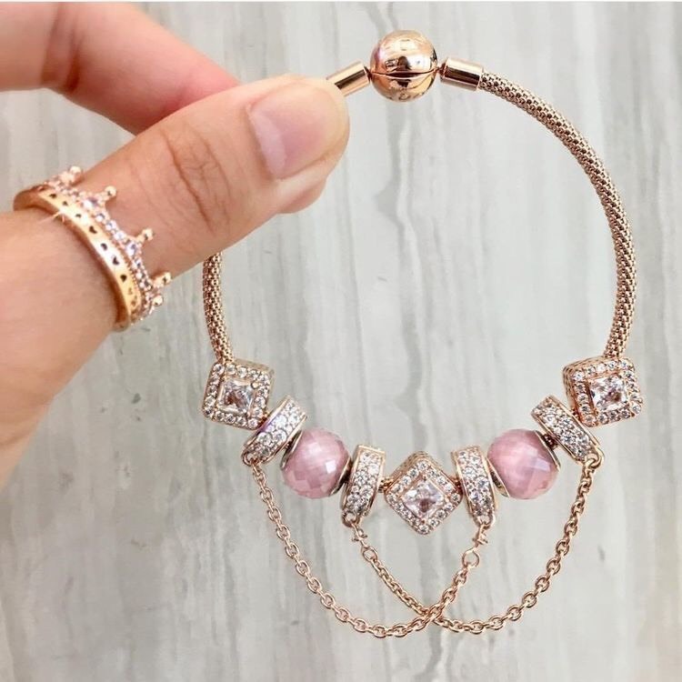 Fashion Pandora Moments - Pulsera de Mujer de Plata de Ley