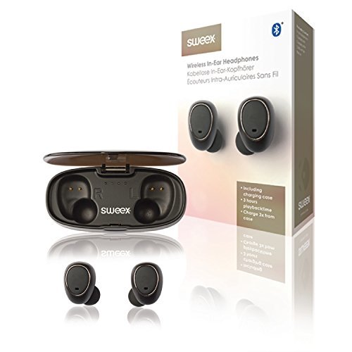 Social Sweex SWTWS01B Negro Intraaural Dentro de oído Auricular - Auriculares