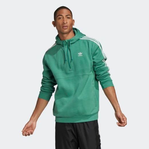 adidas 3-Stripes Hoodie - Green | adidas US