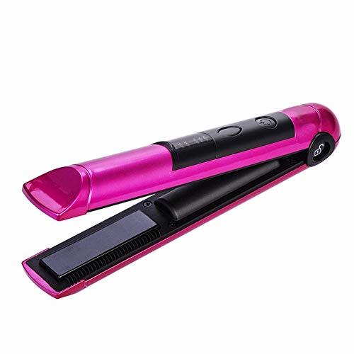 Social Pritech Portátil Usb Recarga Profesional Mini Hair Straightener Led Pantalla Inalámbrica Pelo