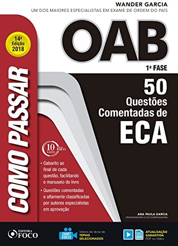 Libro Como passar na OAB 1ª Fase: ECA: 50 questões comentadas