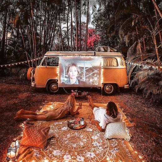 Acampamento estilo hippie ✨