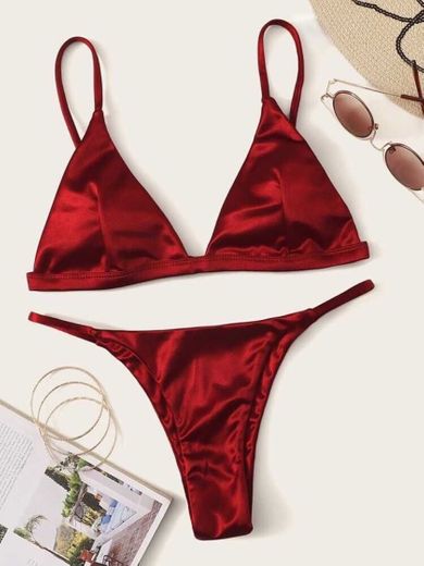 Biquini red cetim ❤️✨