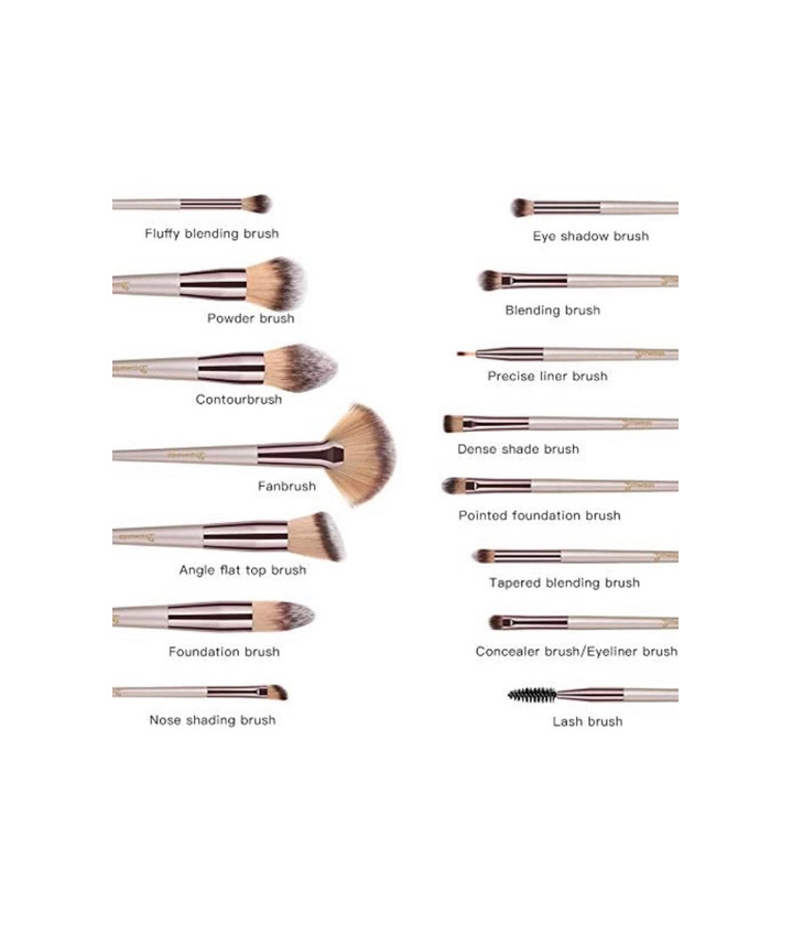 Social conjunto de pincéis maquilhagem 