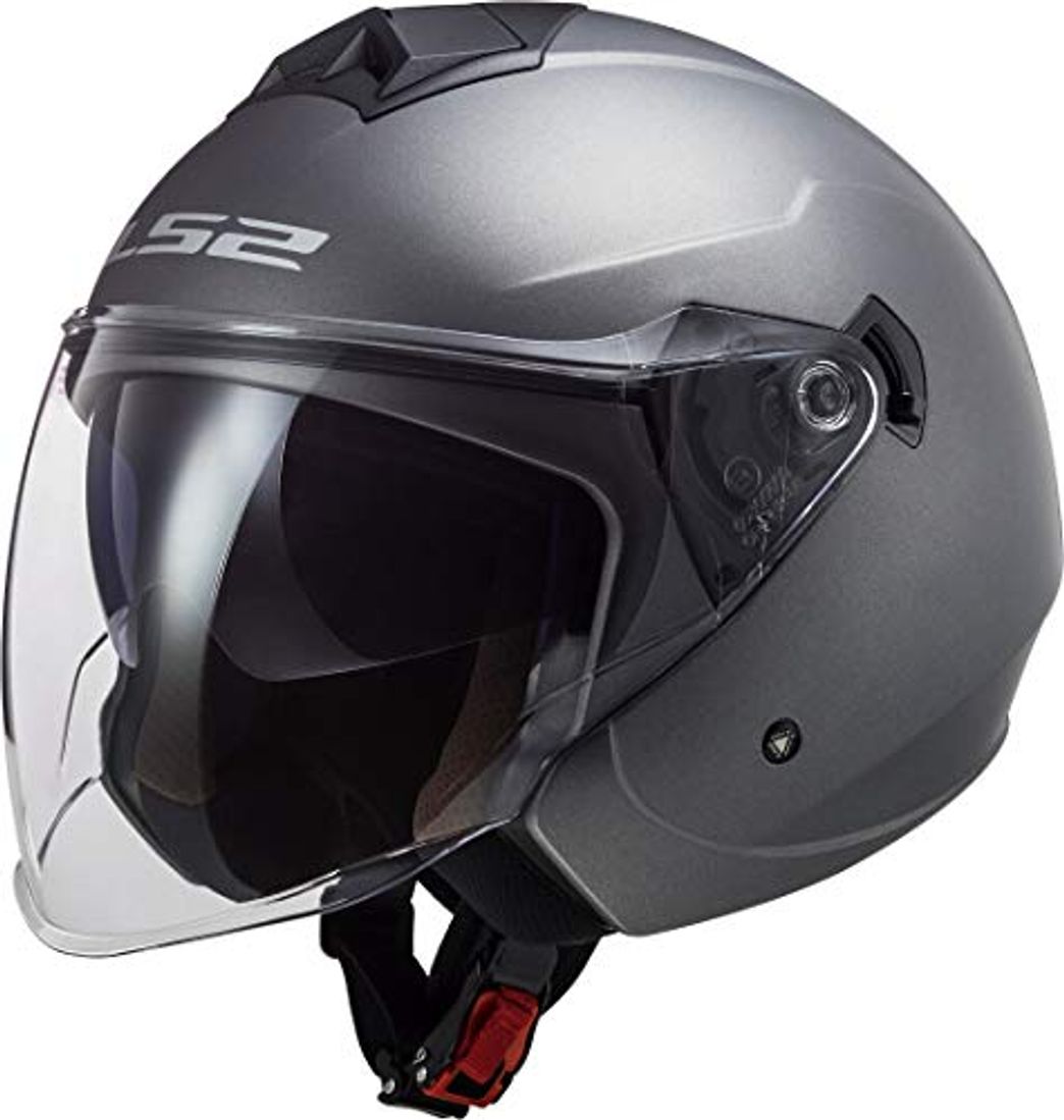 Product LS2 Casco de moto OF573 TWISTER II SINGLE MONO MATT TITANIUM