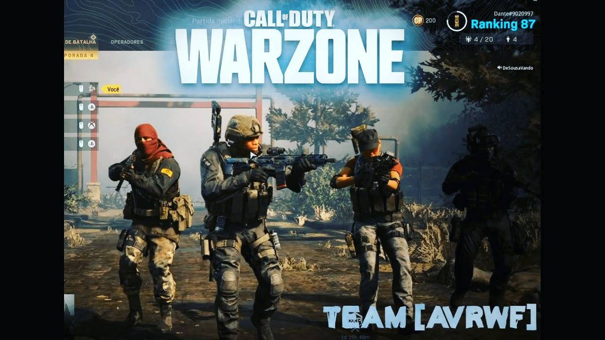 Fashion Call Of Duty Warzone Team [AVRWF] 