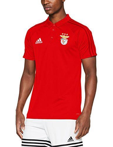 adidas SLB H JSY Camiseta 1ª Equipación Benfica 2017-2018, Hombre, Rojo