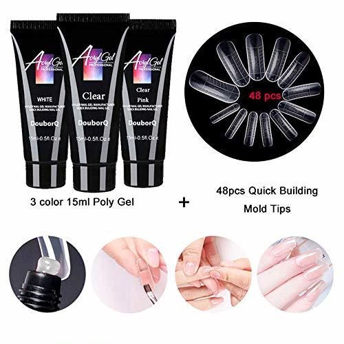 Social Polygel nail kit,Anself - Alargador de uñas de gel
