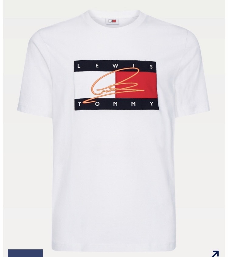 Social LEWIS HAMILTON SIGNATURE LOGO T-SHIRT