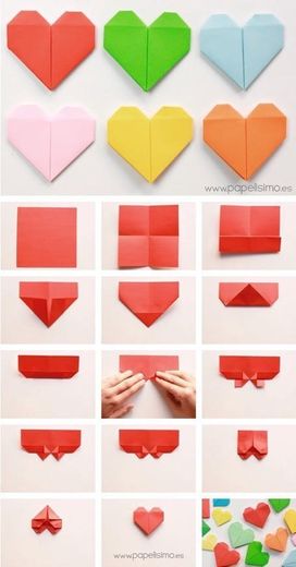 Coração Origami 