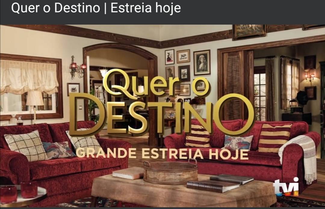 Moda Nova novela(Quer o destino) TVI