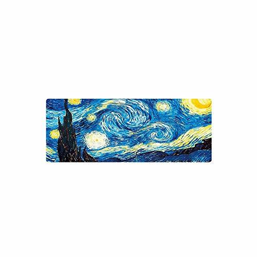 Place Multicolor 900X400X3Mm cielo estrellado Cojín de ratón del ordenador Notbook mousepad fresco