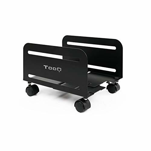 Place TOOQ Soporte para CPU DE Suelo con Ruedas UMCS0004-B Negro
