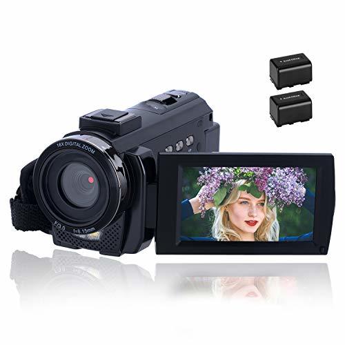 Juegos Videocámara 1080P CofunKool Video Camara 24MP FHD Vlogging Camera para Youtube