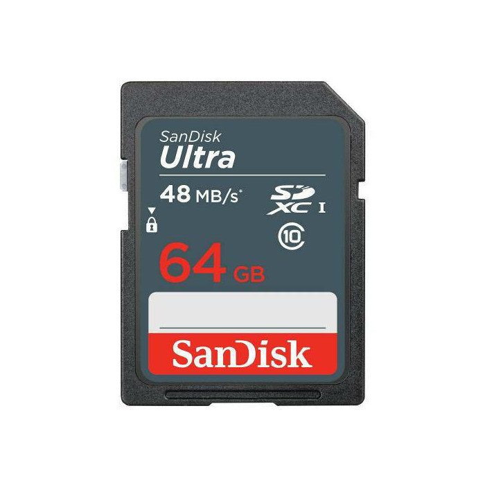 Products Cartão De Memória Sdxc 64gb Sandisk Ultra 48mb/s Classe10

