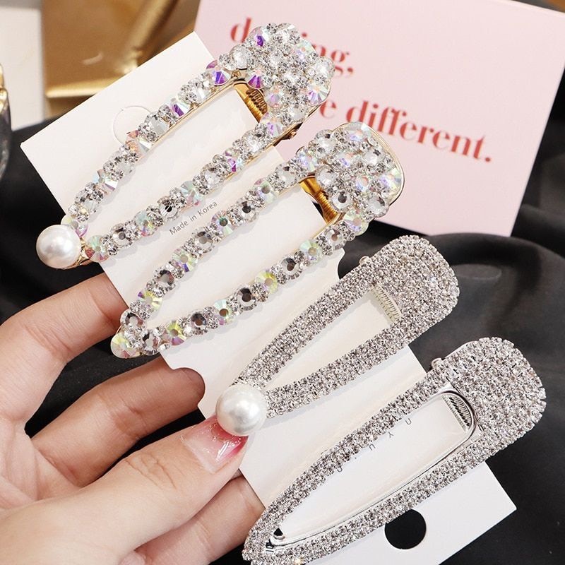 $11.23
Rhinestone Hair Clip Girls Snap Hair Barrette Stick H