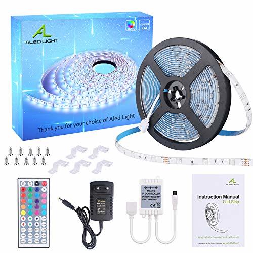 Producto ALED LIGHT Tiras de Luz LED 5050 SMD RGB, 5M de Longitud