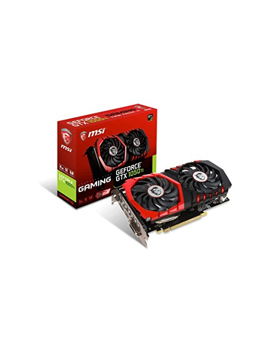 Social MSI GeForce GTX 1050 Ti - Tarjeta gráfica de 4 GB Gaming