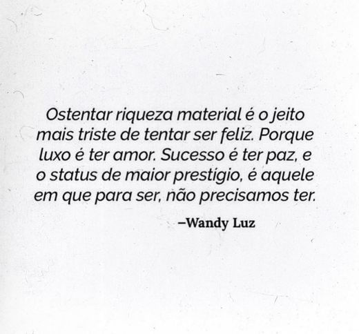 Moda Wandy Luz