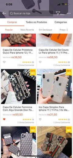 Acessórios para celular 