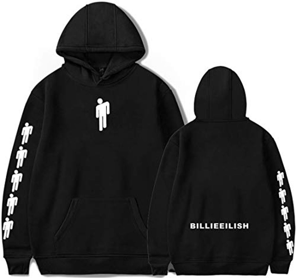 Moda PANOZON Sudadera Billie Eilish con Capucha para Mujer Impresión de Imágen Pull-Over