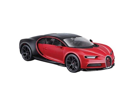 Maisto Bugatti Chiron Sport Negro y Rojo 1:24 / 31524BKR, Color