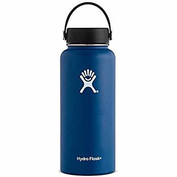 Fitness Hydro Flask Wide Mouth Botella 18 oz Cobalt Azul