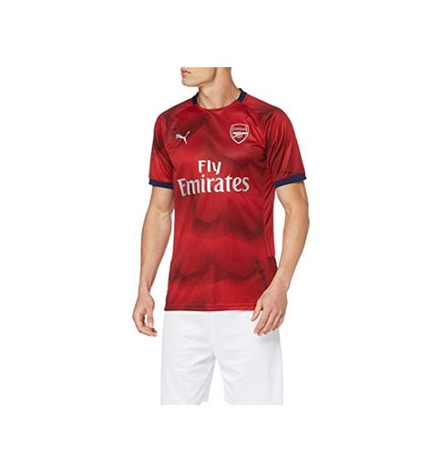 PUMA Arsenal FC Graphic Jersey with EPL Sponsor Logo Maillot, Hombre, Rojo