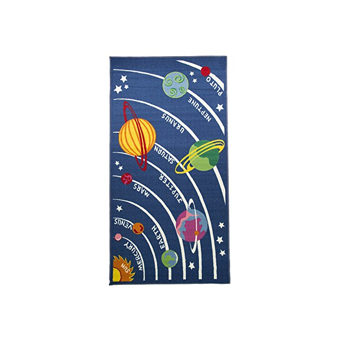 Productos Flair Rugs - Alfombra con diseño de Planetas para niños