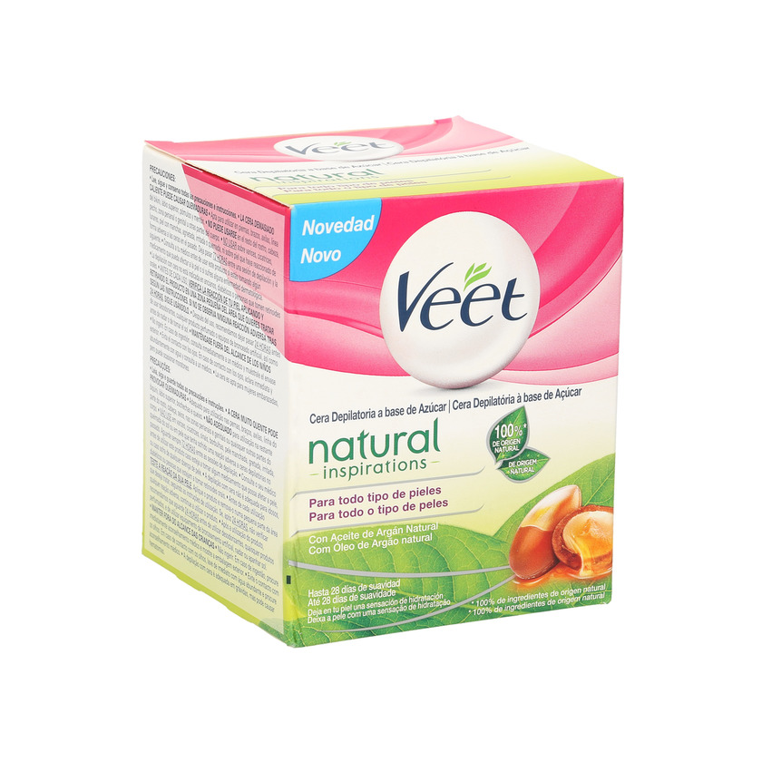 Product Veet Natural Inspirations à base de açúcar 