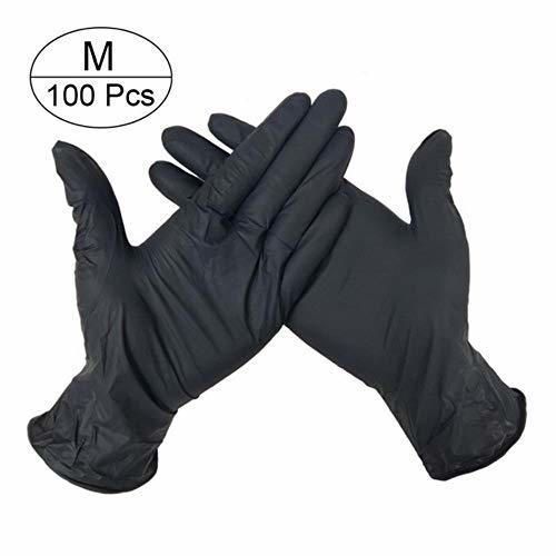 Places PONNMQ 100 PCS 3 Color Disposable Gloves Latex Dishwashing/Kitchen/Medical/Work/Rubber/Garden Gloves Universal For