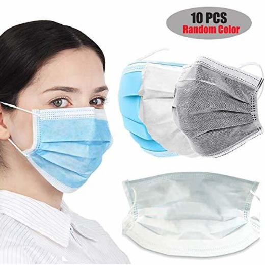 GerTong 5 PCS Máscara Desechable Máscara Anti-contaminación Máscara Protectora de Filtración Multicapa