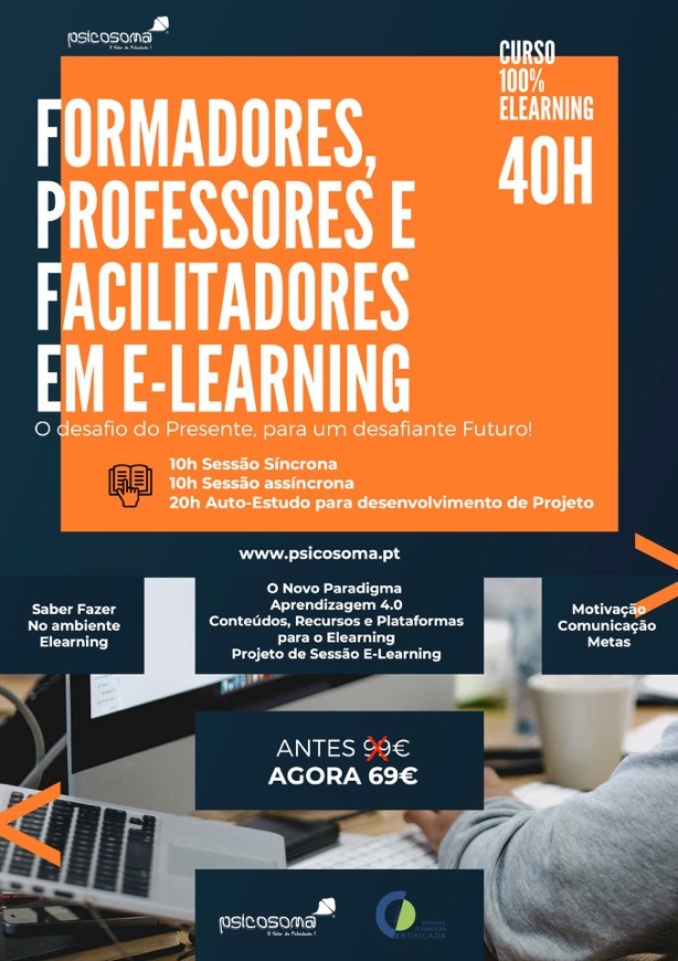 Moda Formação de Formador a Facilitador E-Learning - NOVO