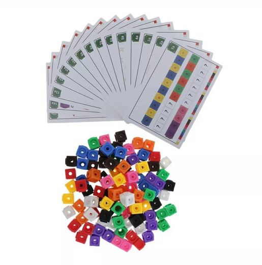 Mathlink Cubes Activity Set Counting Sorting Game