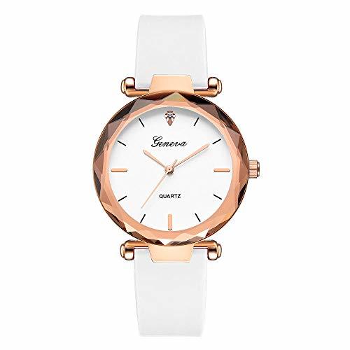 Social Nueva Marca Ginebra Reloj para Mujer Relojes de sílice Vestido de Cuarzo