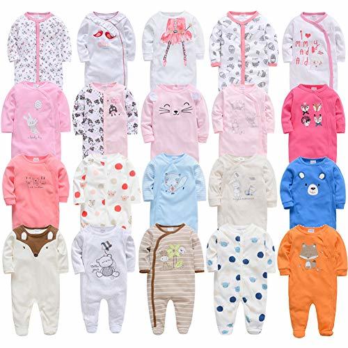 Social HFDJTAFS 3 4 Unids/lote Verano Bebé Niño Roupa De Bebes Mono Recién Nacido
